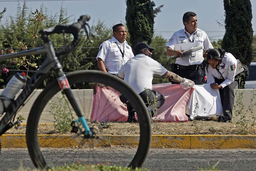 Murió atropellado abuelito ciclista por un torton