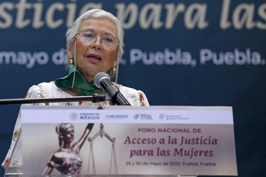 Pidió Olga Sánchez Cordero a Congreso despenalizar el aborto