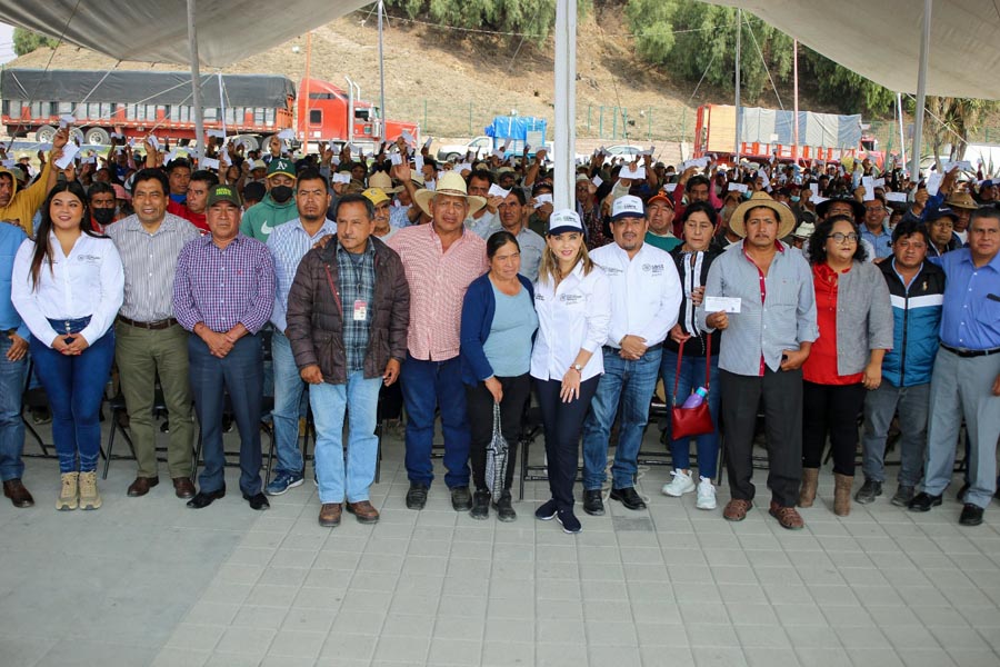 Duplicó San Pedro Cholula beneficiados con fertilizantes