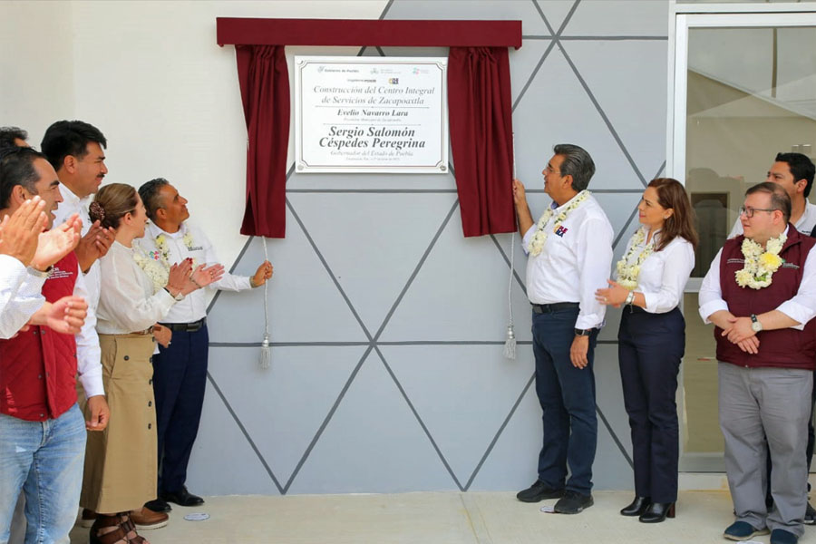 Inauguró Céspedes CIS en Zacapoaxtla con costo de 24.5 mdp