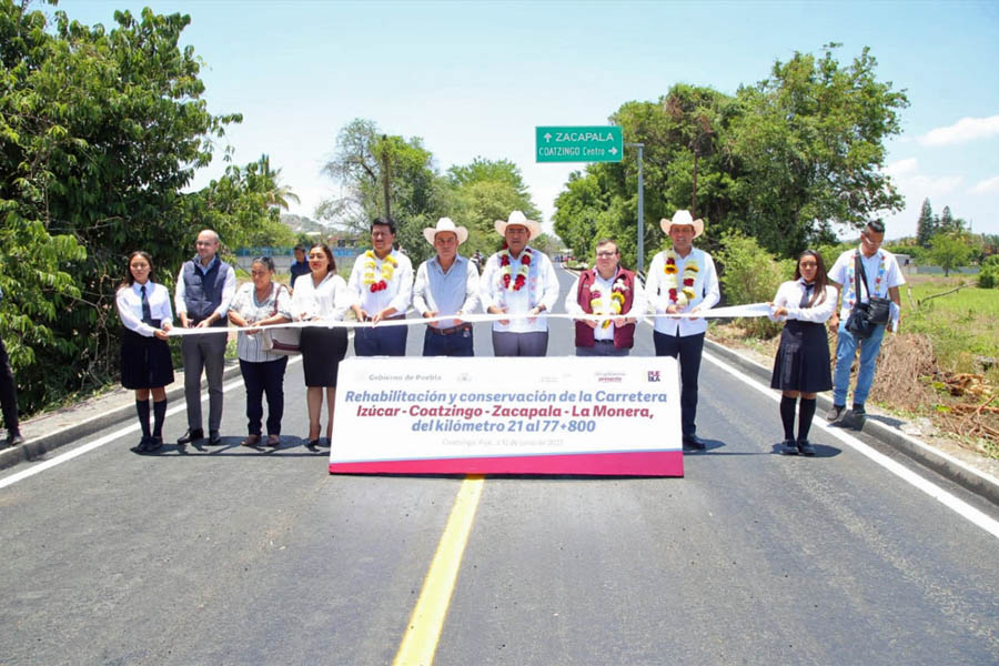 Inauguró Céspedes obras carreteras por 135 mdp en la Mixteca