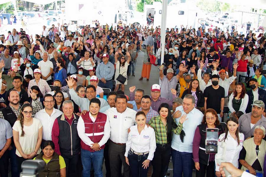 Realizó Angon y JH Lunes de las Mujeres en San Pedro Cholula