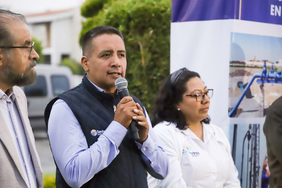 Inauguró Mundo Tlatehui servicio de agua potable