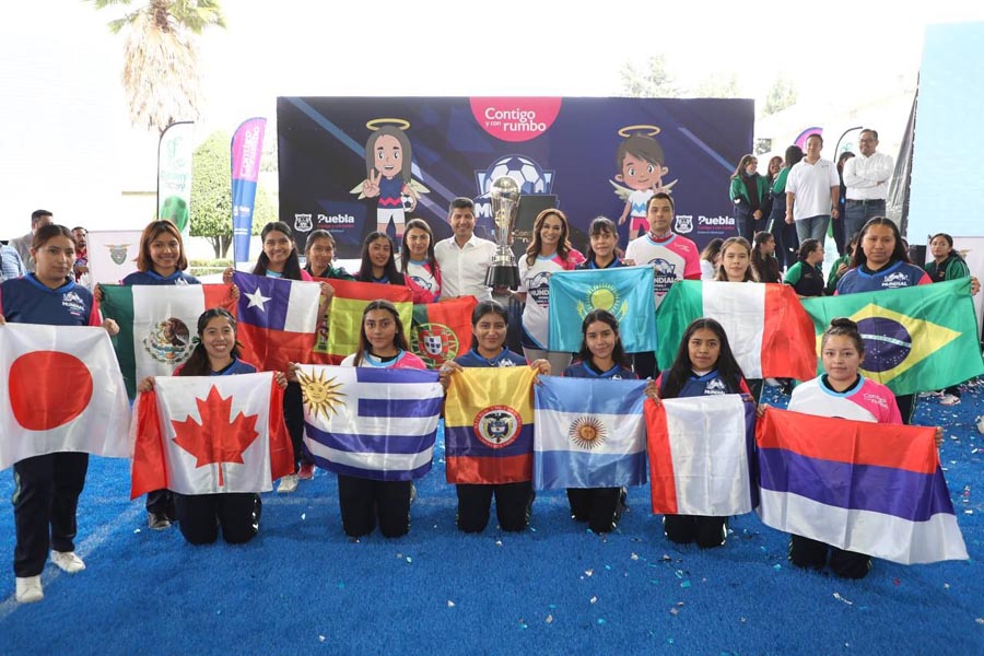 Recorrerá Puebla Trofeo del Campeonato Mundial de fútbol 7