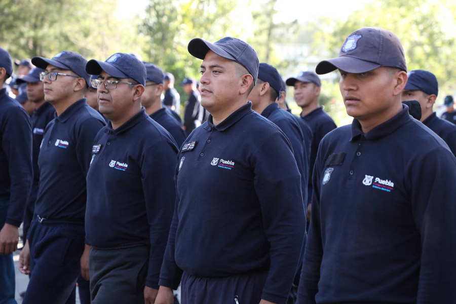 Corrió Eduardo Rivera con 116 cadetes de la policía municipal