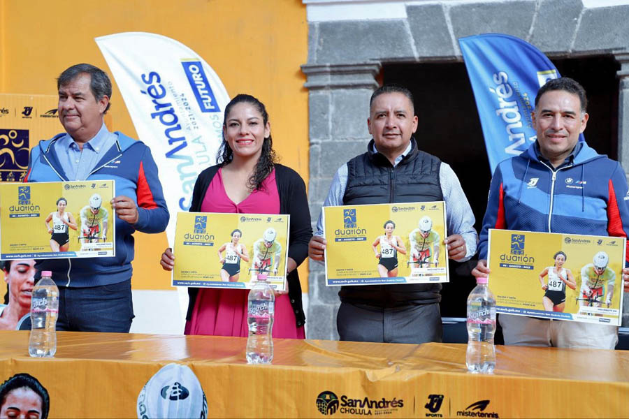 Presentó Mundo Tlatehui Duatlón San Andrés Cholula 2023