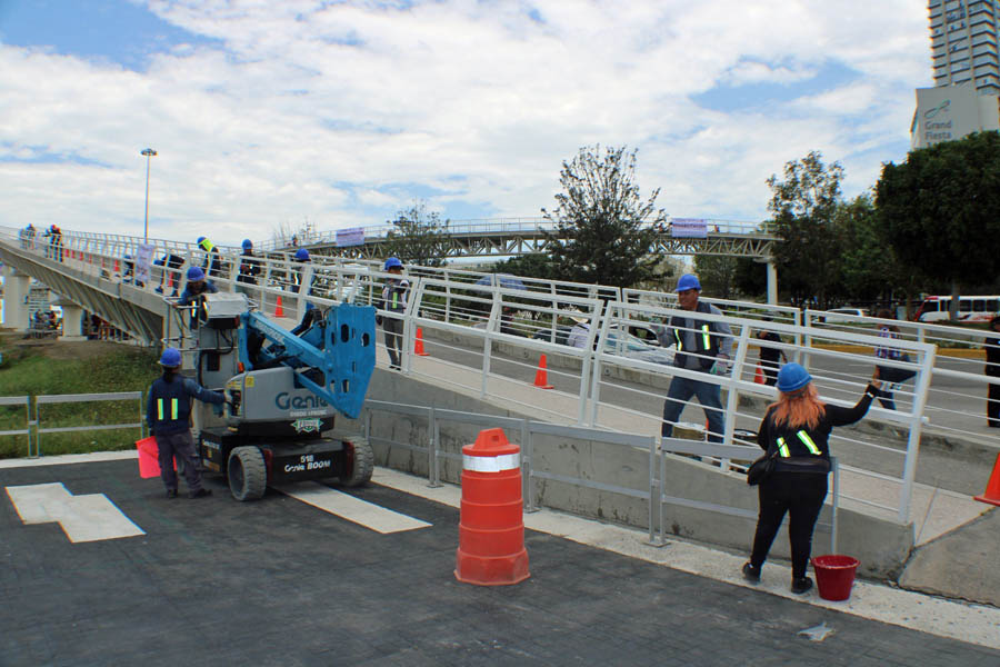 Inició Céspedes rehabilitación de ciclovías en Angelópolis