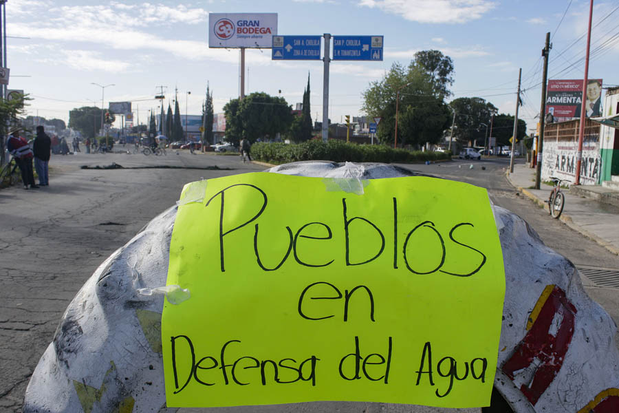 Suspendió San Pedro Cholula perforación de pozo por manifestación