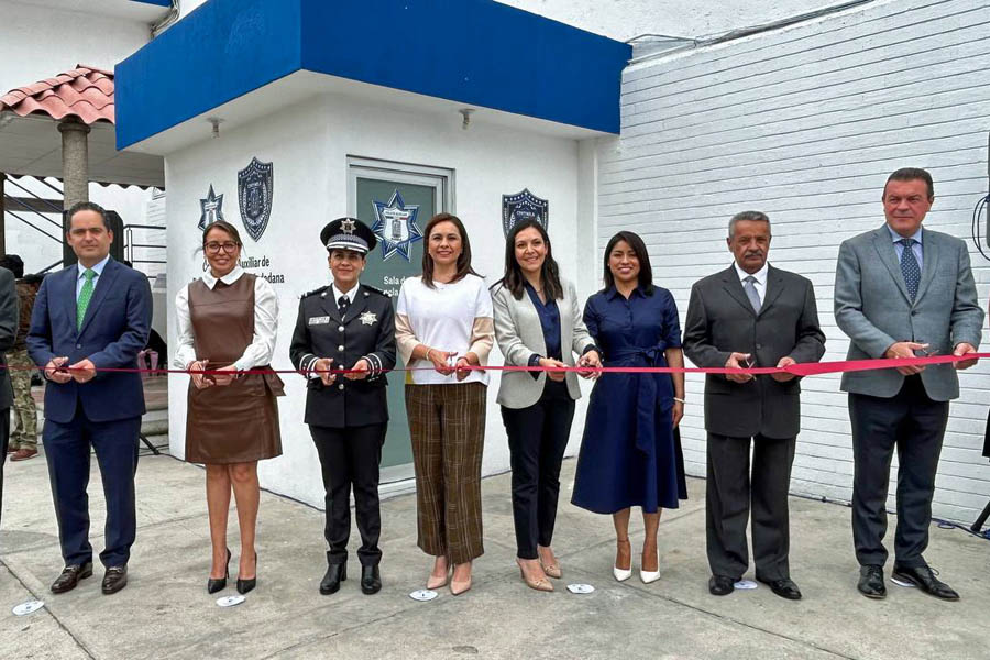 Inauguró Gaby Bonilla Sala de Lactancia de la policía auxiliar