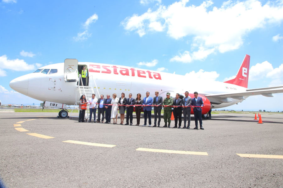 Inició Céspedes operaciones de Estafeta en aeropuerto de Huejotzingo