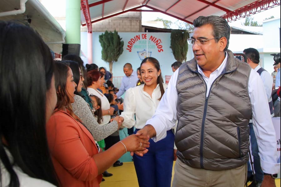 Inauguró Céspedes obras en gira por Guadalupe Victoria