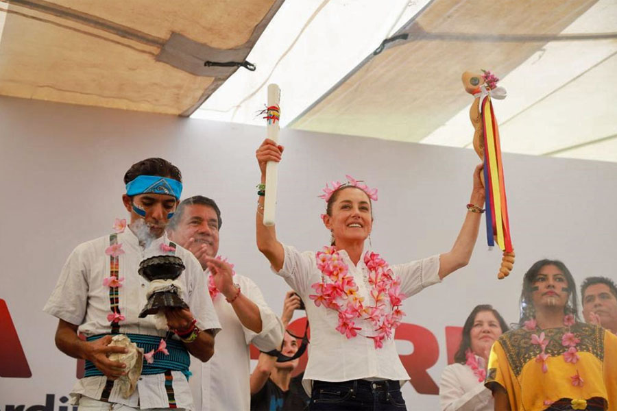 De visita en Izúcar Claudia Sheinbaum llamó a la unidad