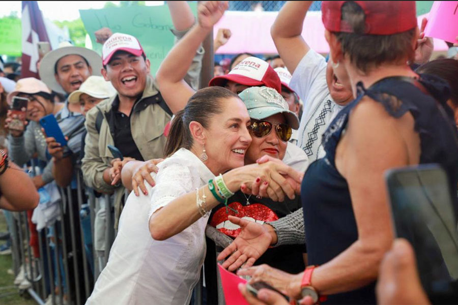 De visita en Izúcar Claudia Sheinbaum llamó a la unidad