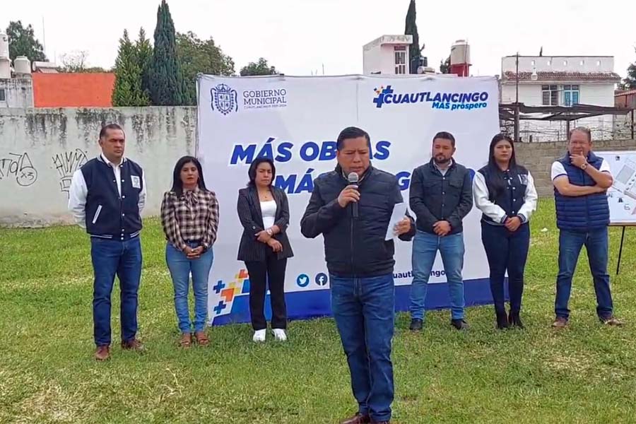 Inició Filomeno Sarmiento Centro Comunitario en Sanctorum