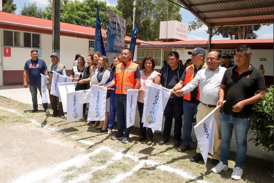 Inició Mundo Tlatehui obra educativa en juntas auxiliares