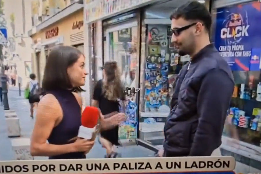 Sufrió reportera española agresión sexual en vivo