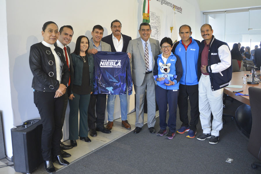 Presentaron Cedillo y Céspedes Trail BUAP y Carrera Universitaria