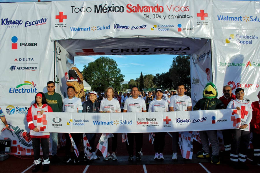 Con gran éxito se realizó la carrera de Cruz Roja Puebla