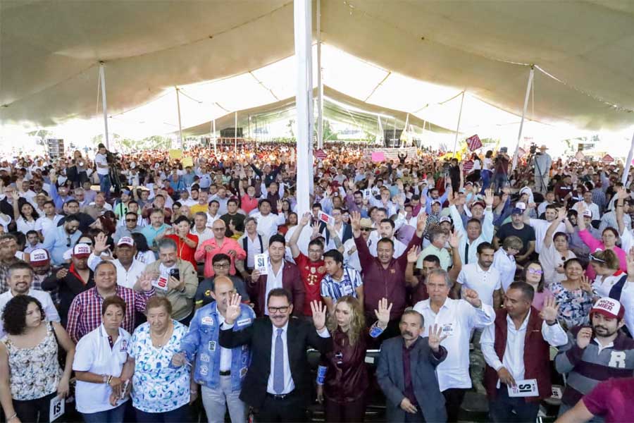 Mostró Nacho Mier el músculo para buscar gubernatura de Puebla