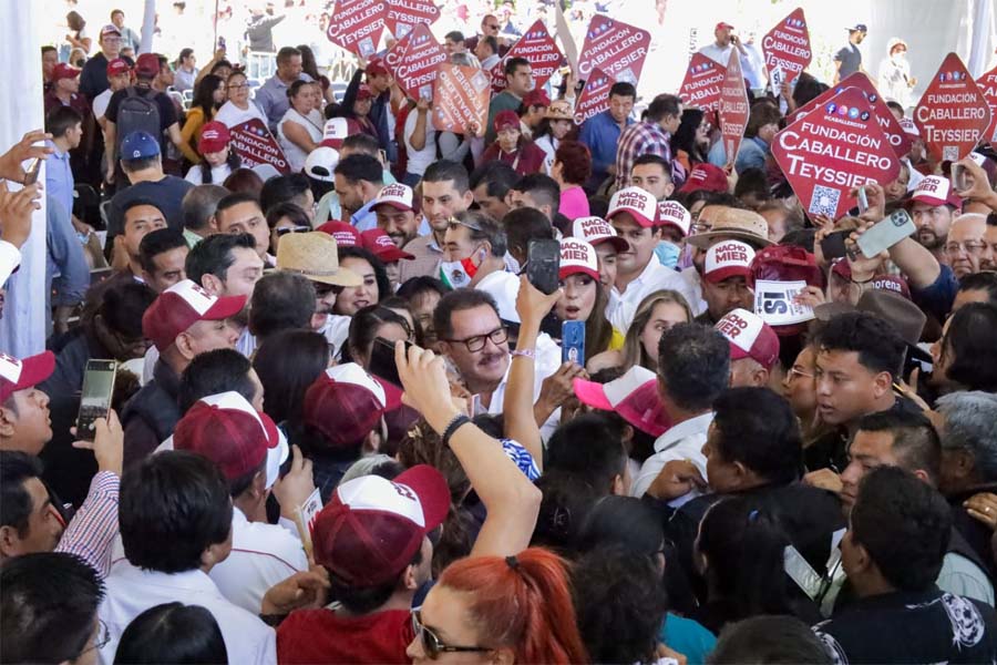 Mostró Nacho Mier el músculo para buscar gubernatura de Puebla