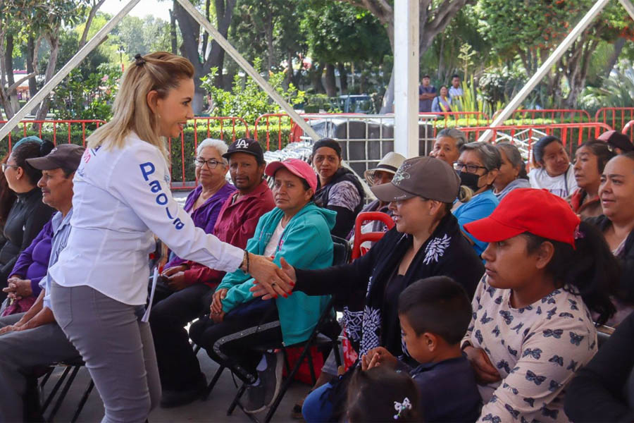 Entregó Paola Angon apoyos alimentarios de “Cholula Nutrida”