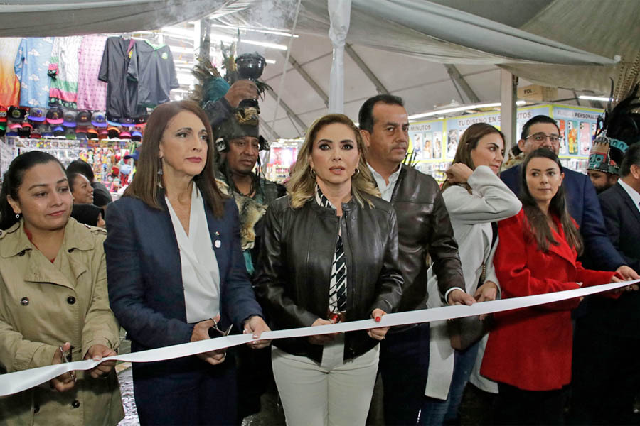 Inauguró Paola Angon la 73 feria de San Pedro Cholula 2023