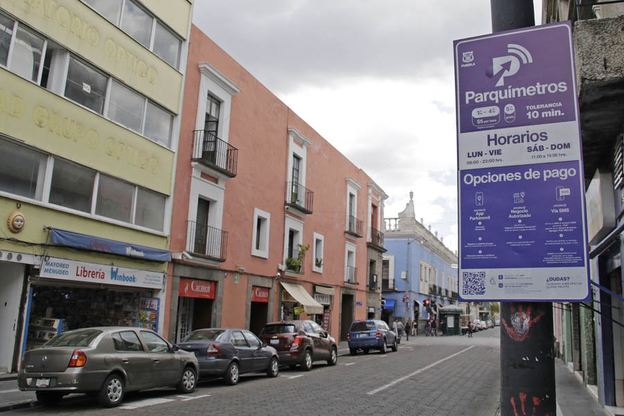 Parquímetros de Puebla no cobrarán, pero seguirán sanciones