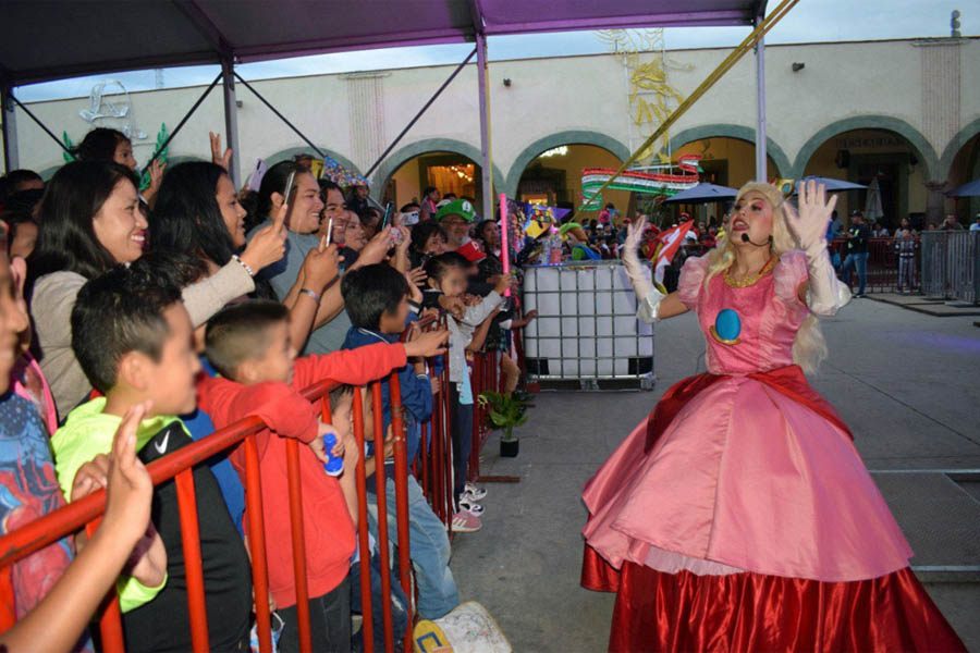 Se presentó en Feria de Cholula 2023 el Show de Super Mario