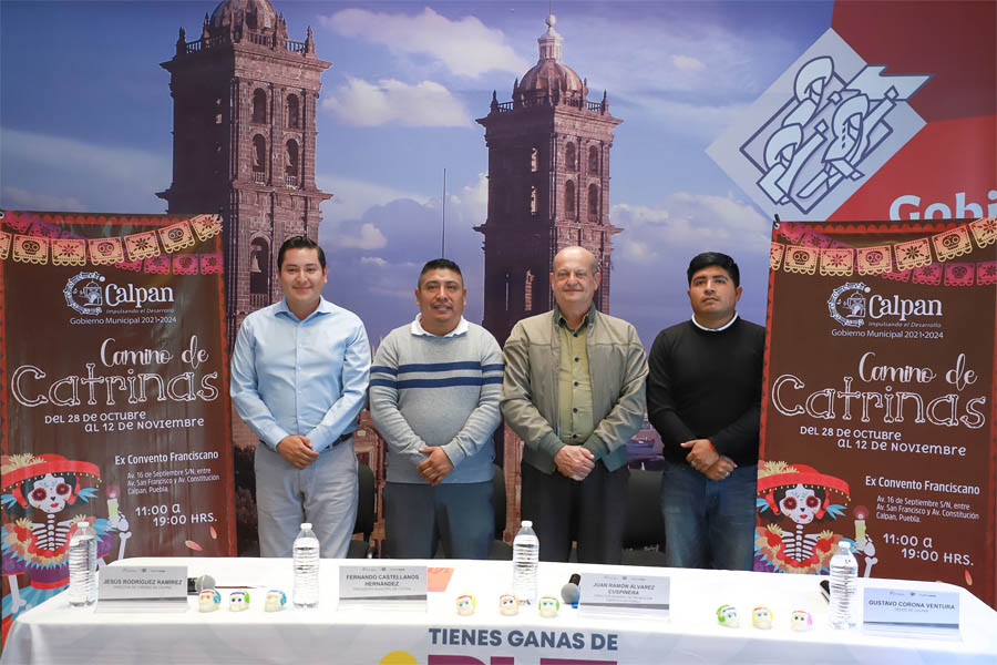 Realizará Calpan y gobierno estatal “Camino de Catrinas”