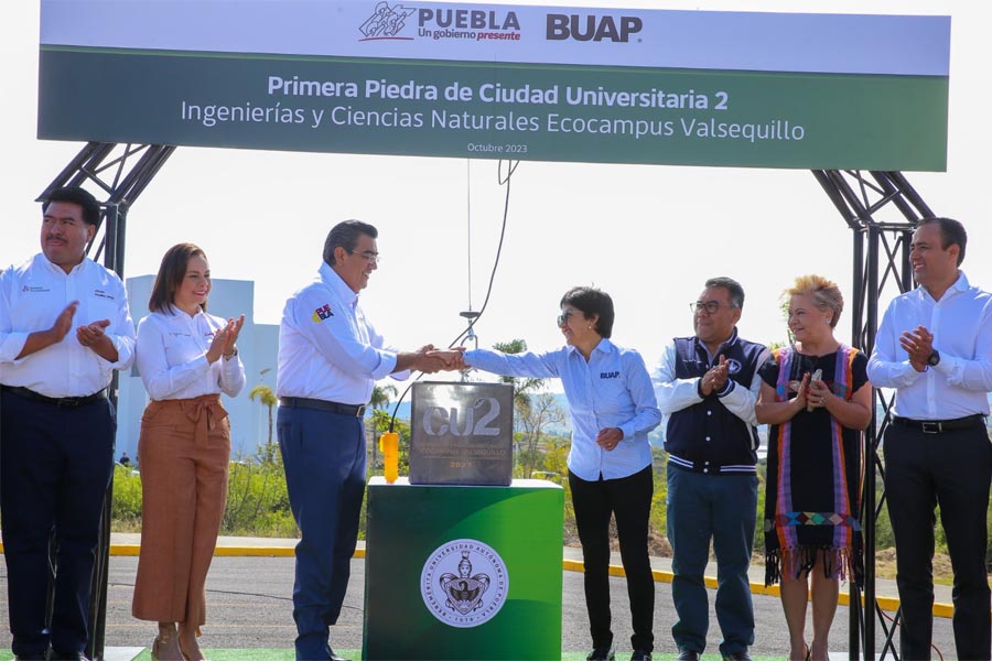 Inició Cedillo y Céspedes construcción de CU 2 de la BUAP