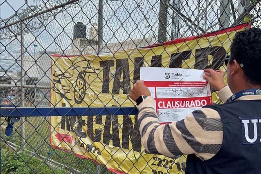 Clausuró Ayuntamiento de Puebla 5 talleres mecánicos