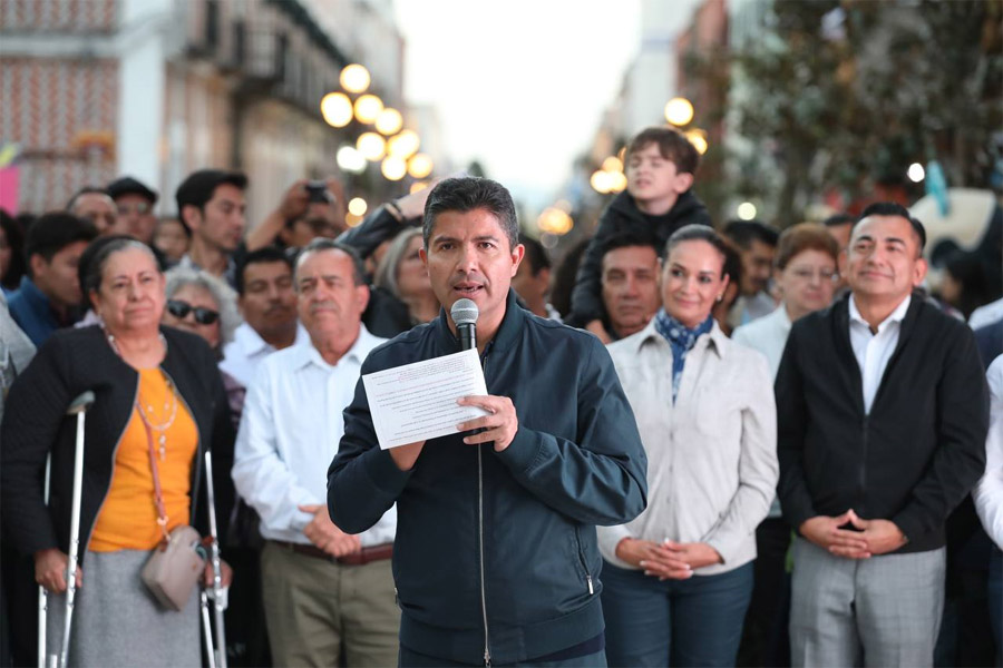 Inauguró Eduardo Rivera corredor peatonal de la 16 de Septiembre