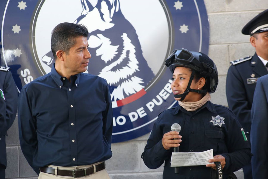 Inauguró Eduardo Rivera obras en materia de seguridad