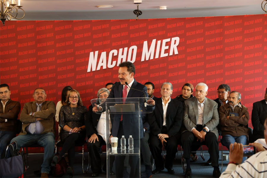 Reiteró Nacho Mier que es el perfil idóneo a la gubernatura