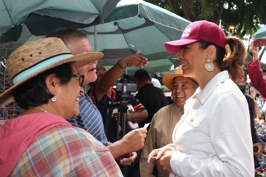 Comerciantes de Los Sapos respaldan a Olivia Salomón