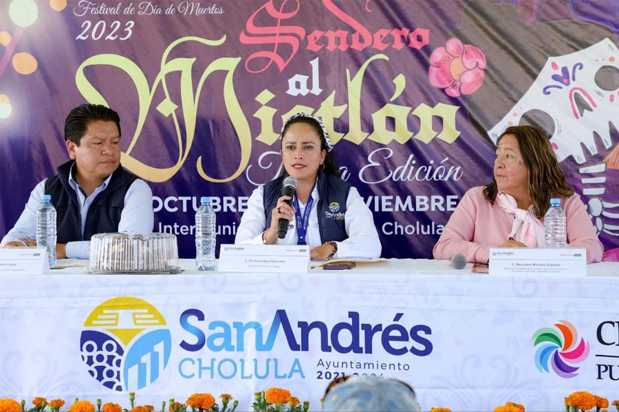 Presentó San Andrés Cholula 3ª edición "Sendero al Mictlán”