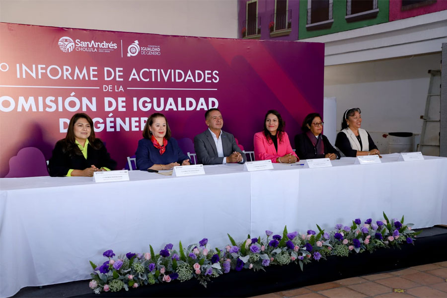 Rindió informe regidora de Igualdad Yvón Gutiérrez Vázquez