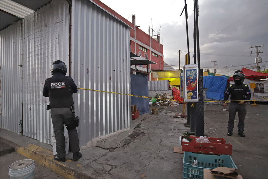 Balacera en el Mercado Morelos dejó cuatro muertos