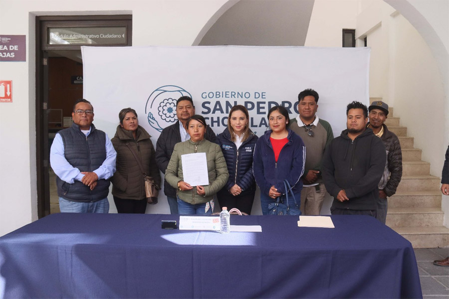 Entregó Angon terreno para telebachillerato en Zacapechpan