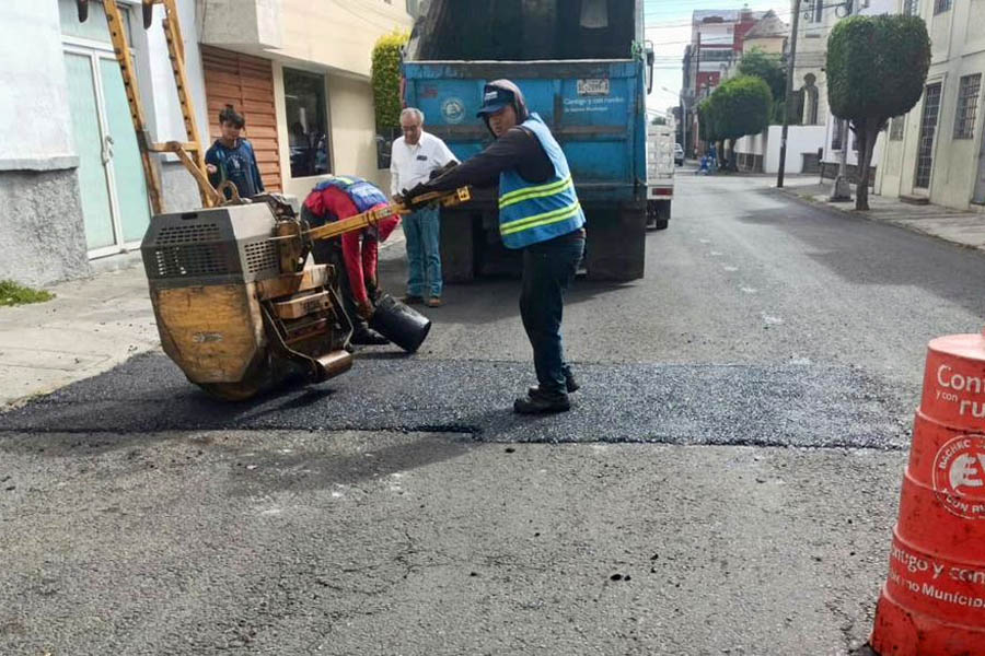 Atendió Ayuntamiento de Puebla más de 2 mil baches