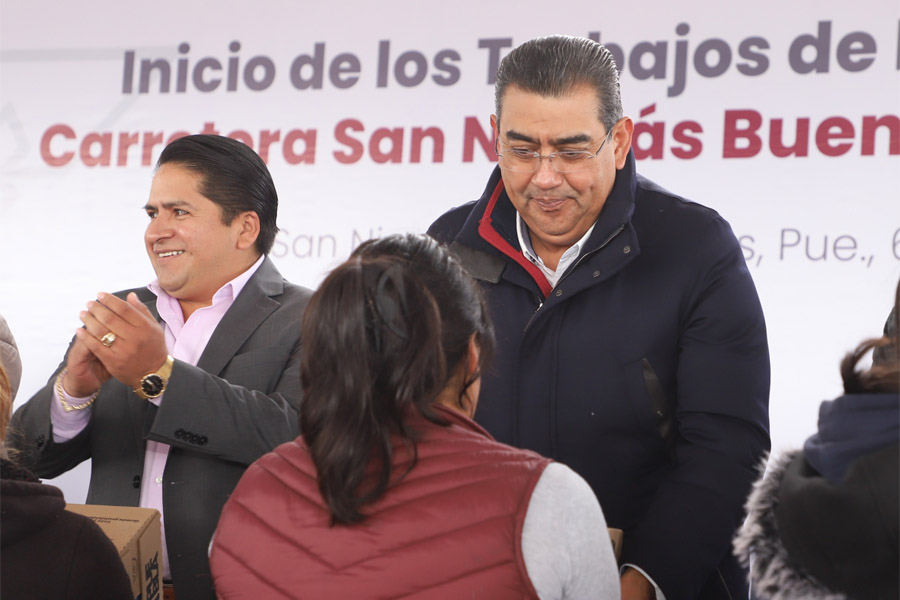 Inició Céspedes obra carretera en San Nicolás Buenos Aires