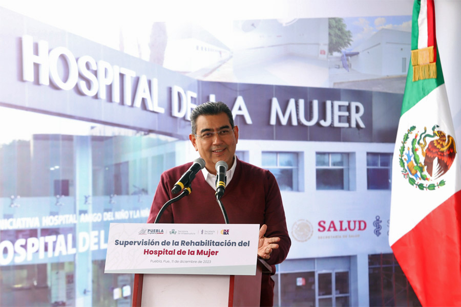 Supervisó Céspedes rehabilitación del Hospital de la Mujer