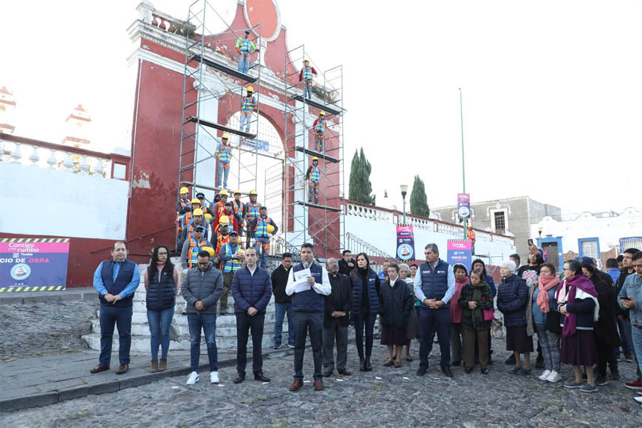 Inició Eduardo Rivera rescate de imagen urbana de Analco