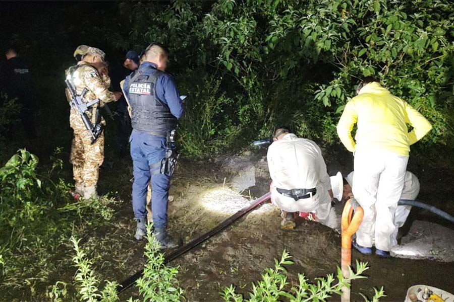 Recuperó SSP y SEMAR 2 mil litros de huachicol en Jalpan