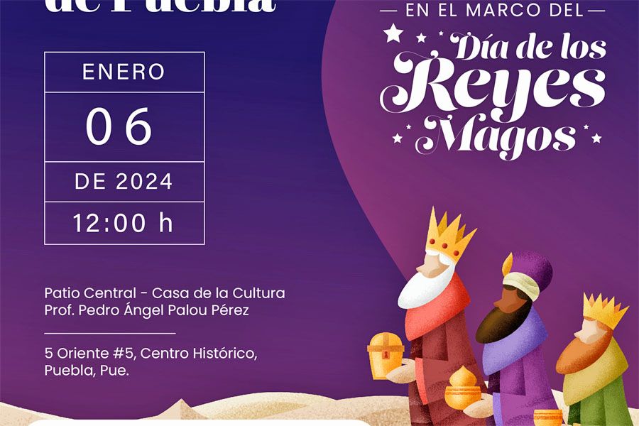 Habrá actividades por Día de Reyes en Casa de la Cultura