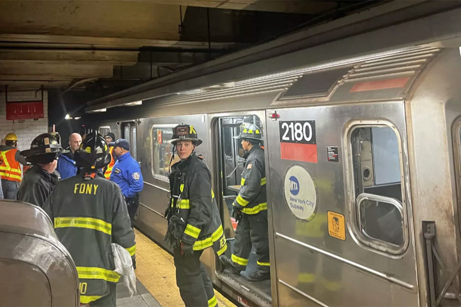 Choque de trenes en Metro de Nueva York dejó 24 heridos