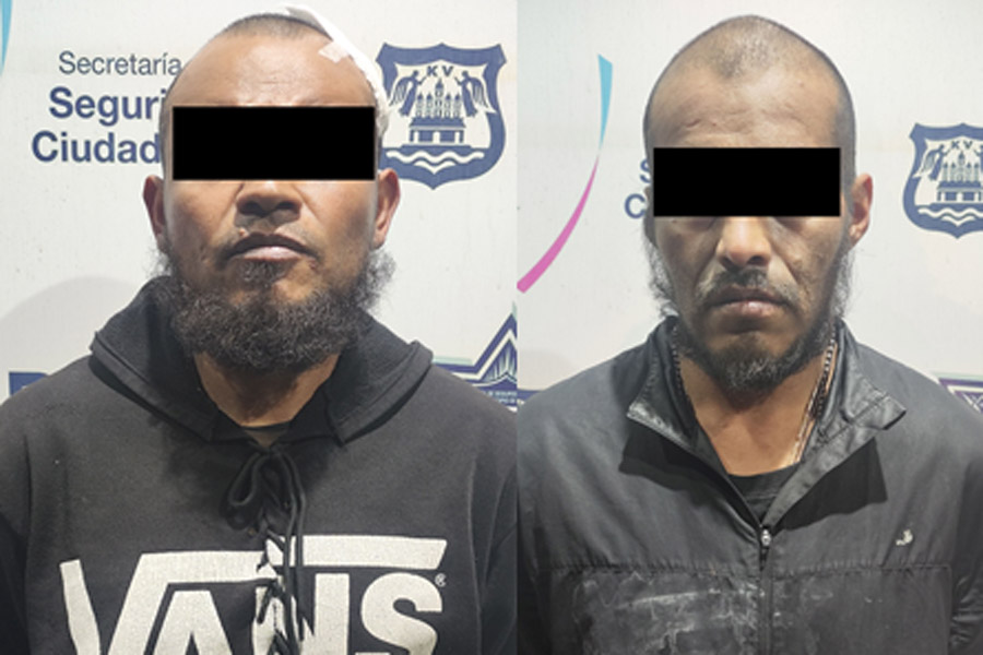 Detuvo policía municipal de Puebla a tres ladrones de cable