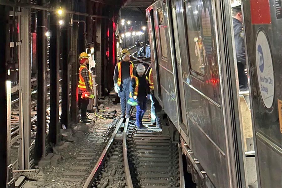 Choque de trenes en Metro de Nueva York dejó 24 heridos