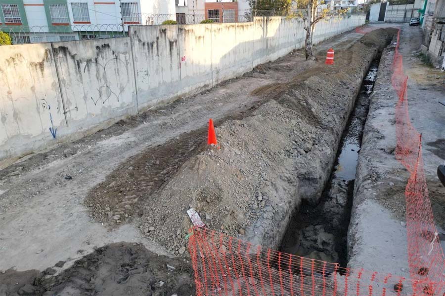 Supervisó Adán Domínguez obras en colonia Chapulco