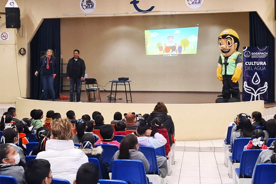 Fomenta SOSAPACH cultura del agua en las escuelas